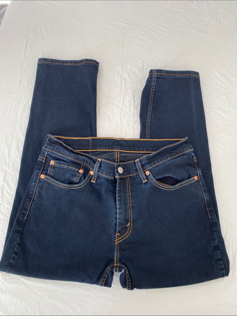 Levi's Dark Indigo 511 Jeans with Copper Rivets